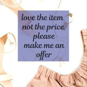 Love that item not the price then please make me an offer